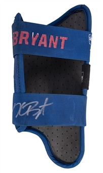 2019 Kris Bryant Chicago Cubs Game Used & Signed Shin Shield (JT Sports)